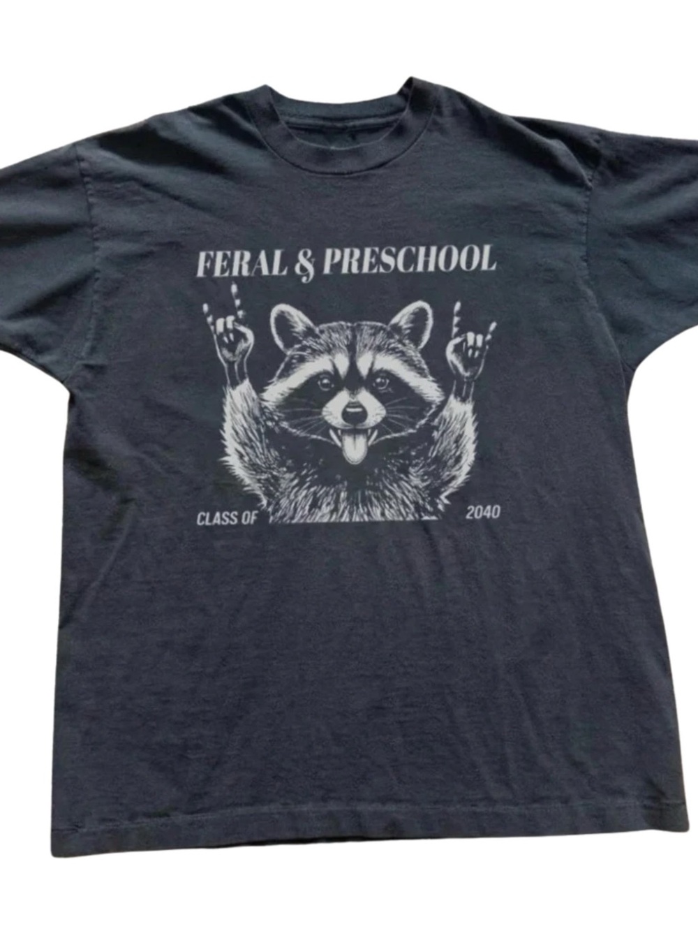Raccoon Graphic Tee - Gift For Her For Him
